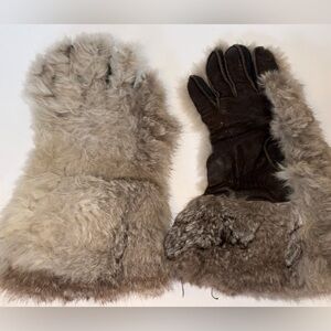 Vintage Coyote Gloves Handmade